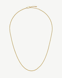 Medium Rope Chain Necklace | 18k Gold Plated Necklaces Missoma 