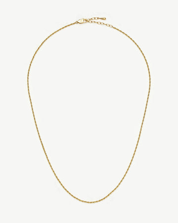 Medium Rope Chain Necklace | 18k Gold Plated Necklaces Missoma 