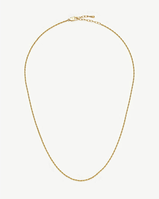 Medium Rope Chain Necklace | 18k Gold Plated Necklaces Missoma 