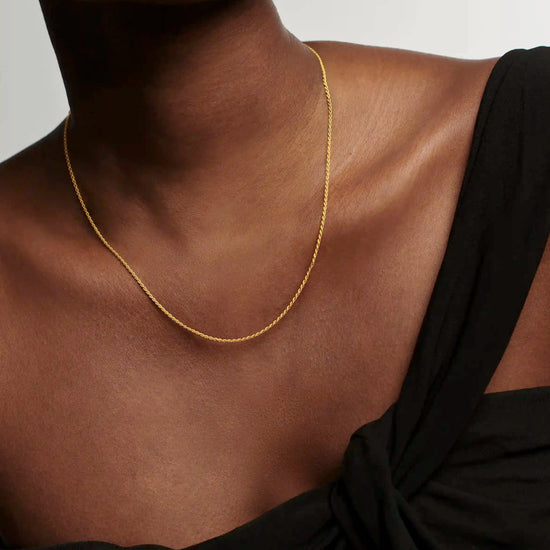 Medium Rope Chain Necklace | 18k Gold Vermeil Necklaces Missoma 