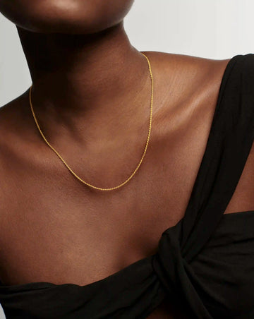 Medium Rope Chain Necklace | 18k Gold Vermeil Necklaces Missoma 