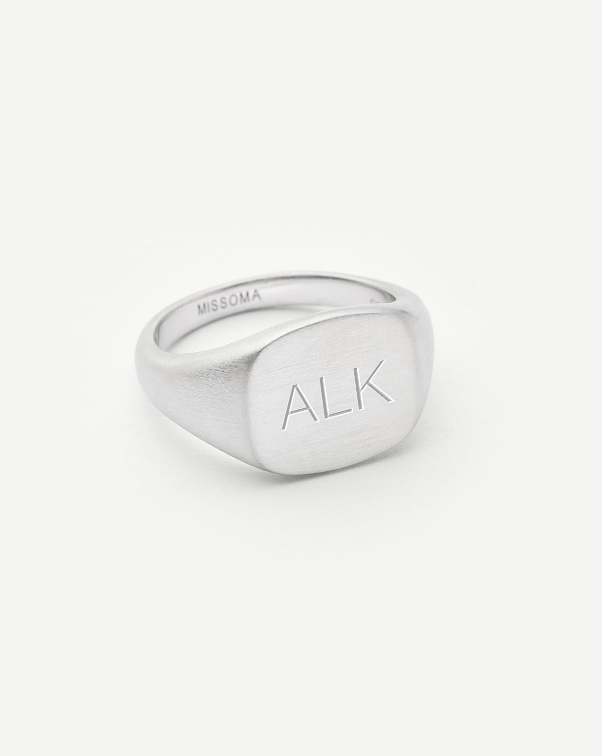 Mens Engravable Signet Ring | Sterling Silver | Missoma US