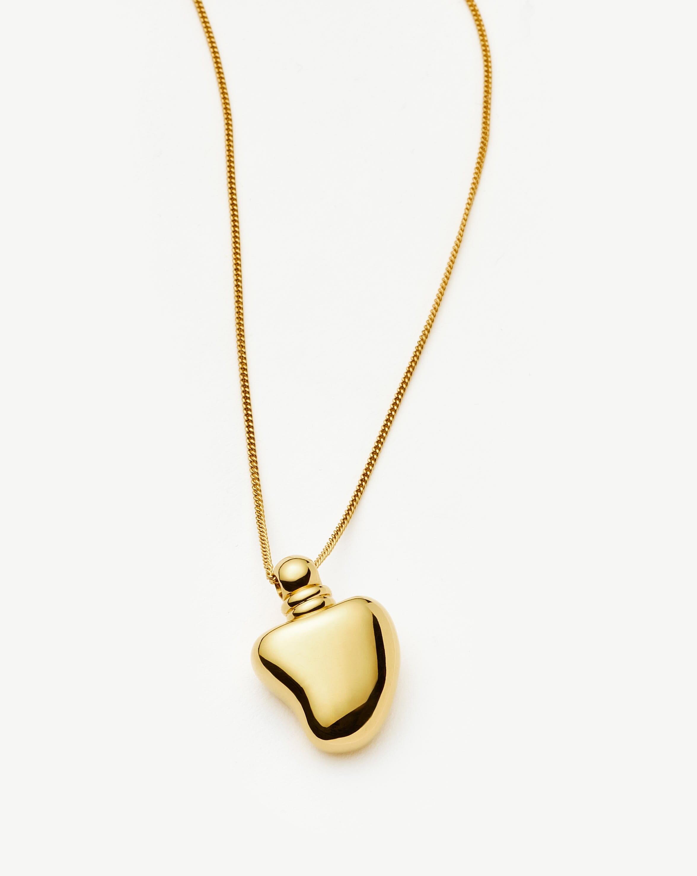 Message in a Bottle Heart Pendant Necklace | 18k Gold Plated Necklaces Missoma 