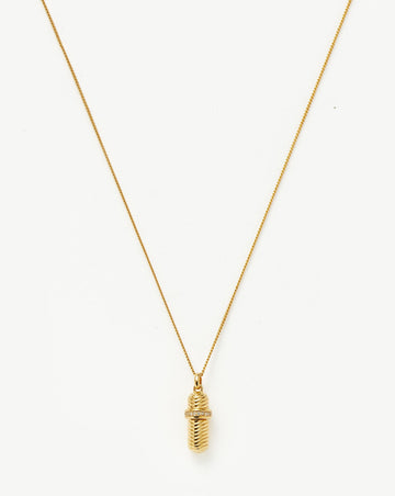 Message in a Bottle Ridge Pendant Necklace Necklaces Missoma 