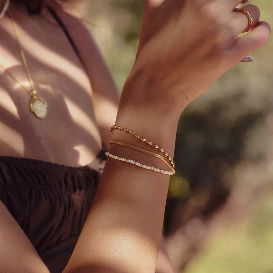 Micro Pearl Beaded Bracelet | 18k Gold Plated/Pearl Bracelets Missoma 