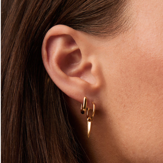 Mini Claw Charm Hoop Earrings Earrings Missoma 