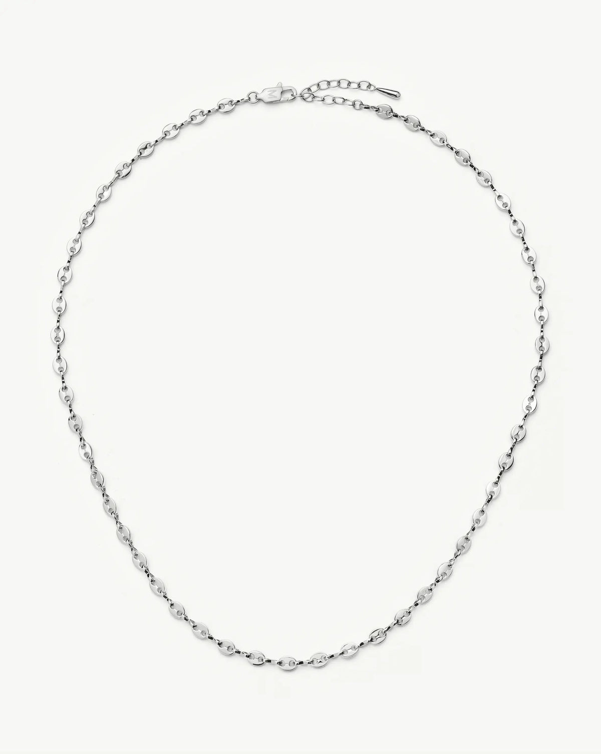 Mini Mariner Chain Necklace | Platinum Plated Necklaces Missoma 