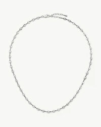 Mini Mariner Chain Necklace | Platinum Plated Necklaces Missoma 