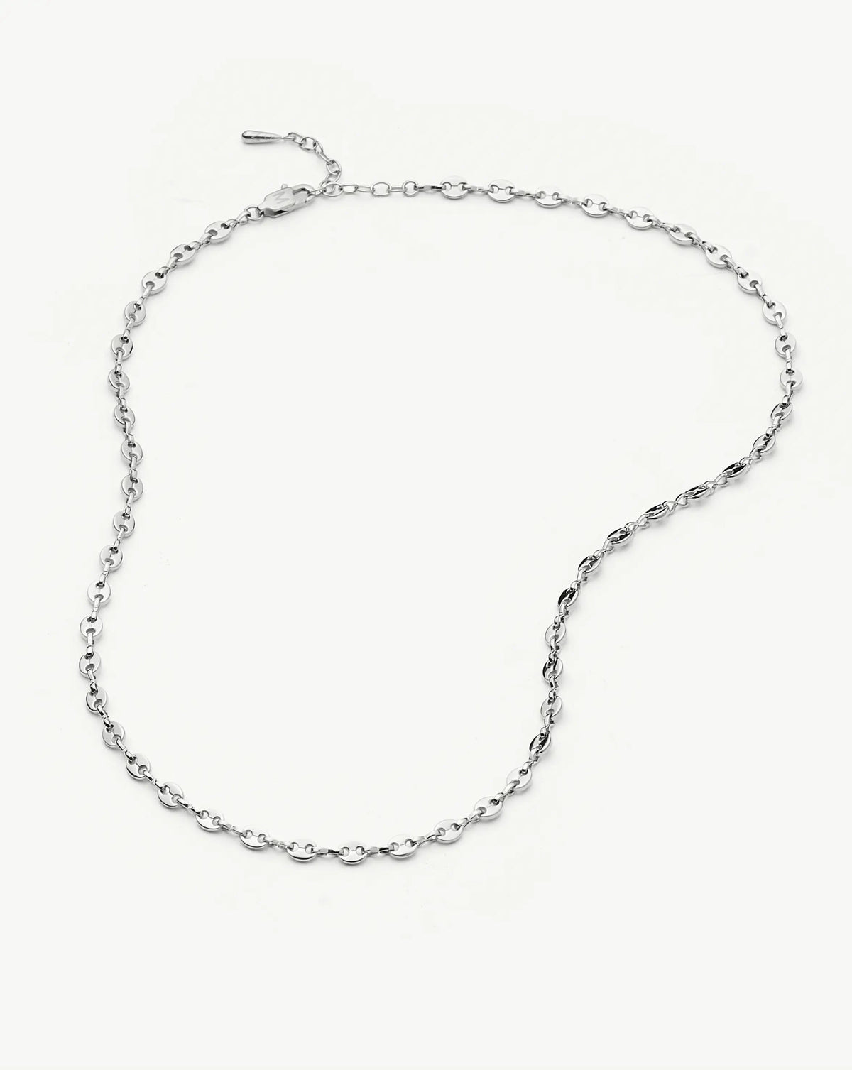 Mini Mariner Chain Necklace | Platinum Plated Necklaces Missoma 