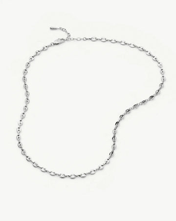 Mini Mariner Chain Necklace | Platinum Plated Necklaces Missoma 