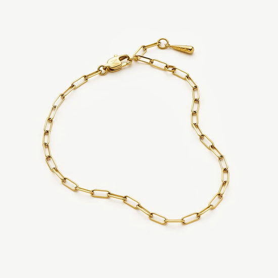 Mini Paperclip Chain Bracelet | 18k Gold Plated Bracelets Missoma 
