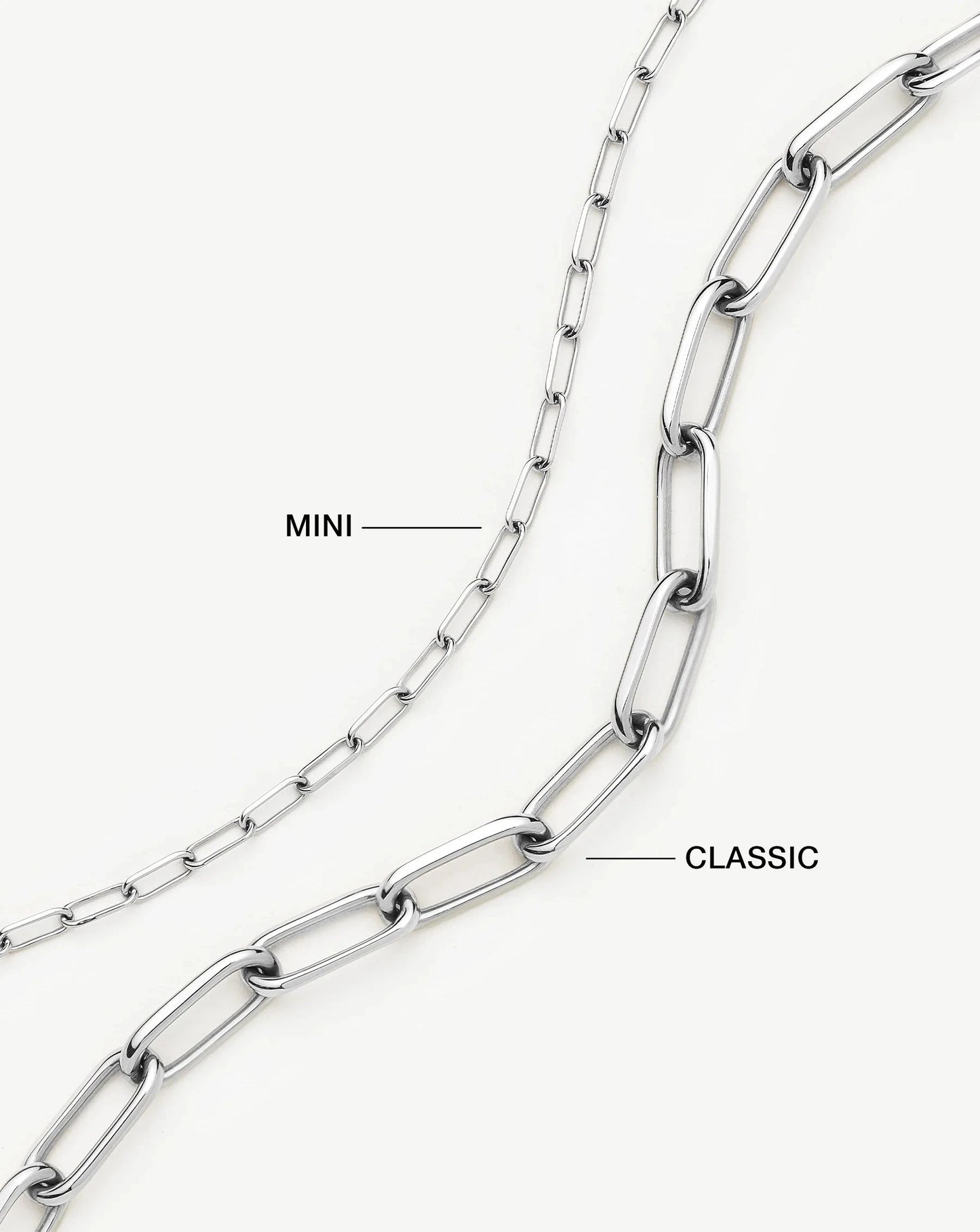 Mini Paperclip Chain Bracelet | Platinum Plated Bracelets Missoma 