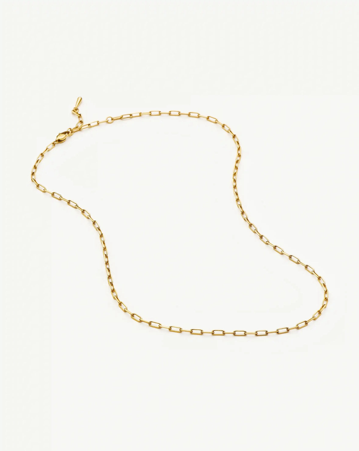 Mini Paperclip Chain Necklace | 18k Gold Plated Necklaces Missoma 