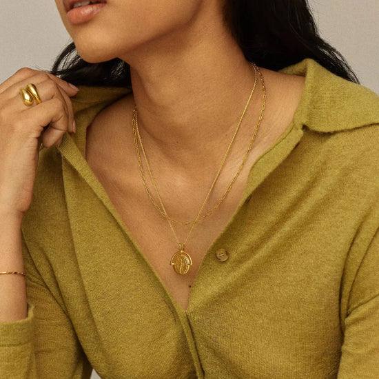 Mini Paperclip Chain Necklace | 18k Gold Plated Necklaces Missoma 