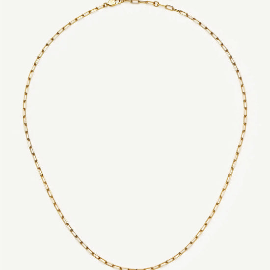 Mini Paperclip Chain Necklace | 18k Gold Plated Necklaces Missoma 