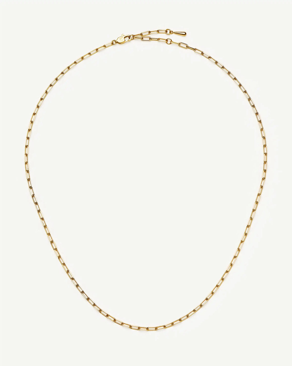 Mini Paperclip Chain Necklace | 18k Gold Plated Necklaces Missoma 