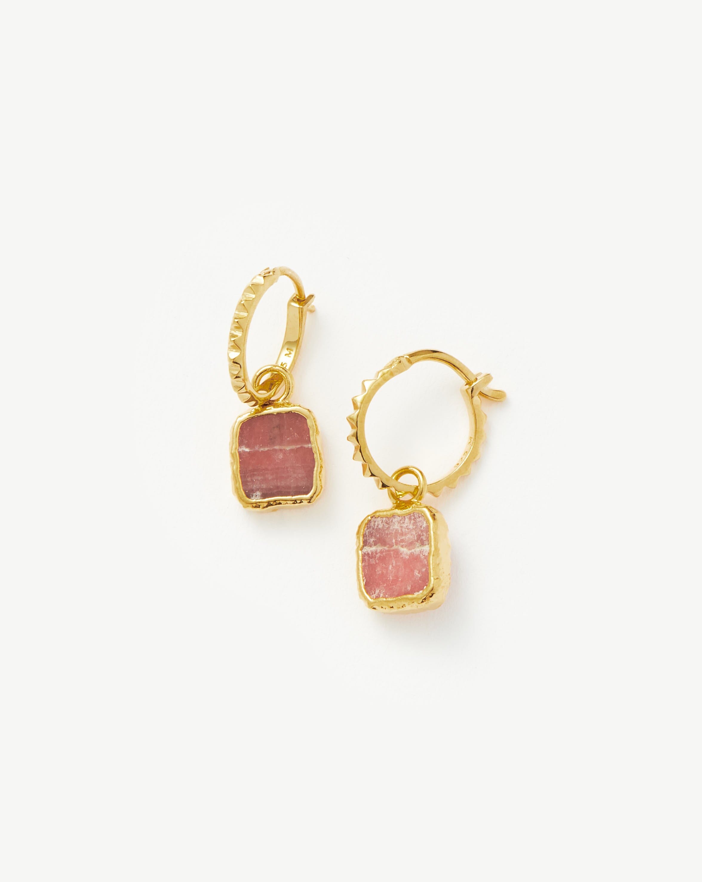 Peruvian Honey, Rhodochrosite. Earrings. outlet