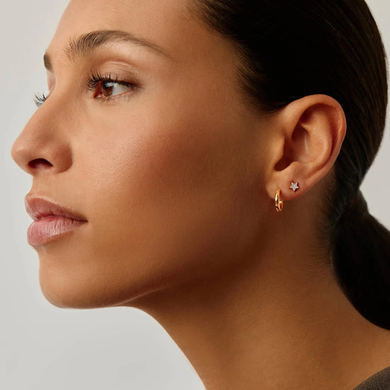 Mini Solar Studded Hoop Earrings Earrings Missoma 