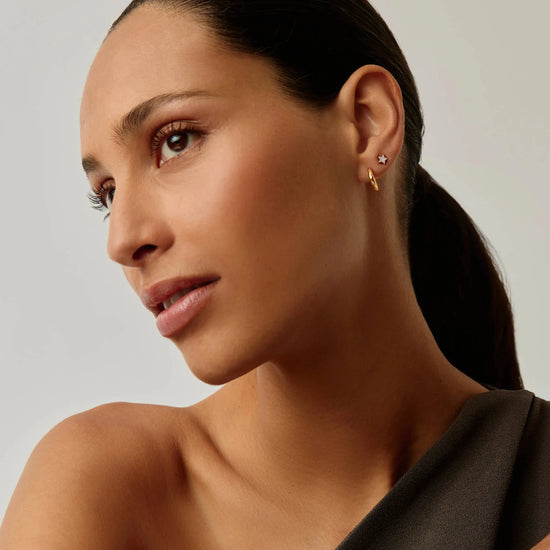 Mini Solar Studded Hoop Earrings Earrings Missoma 