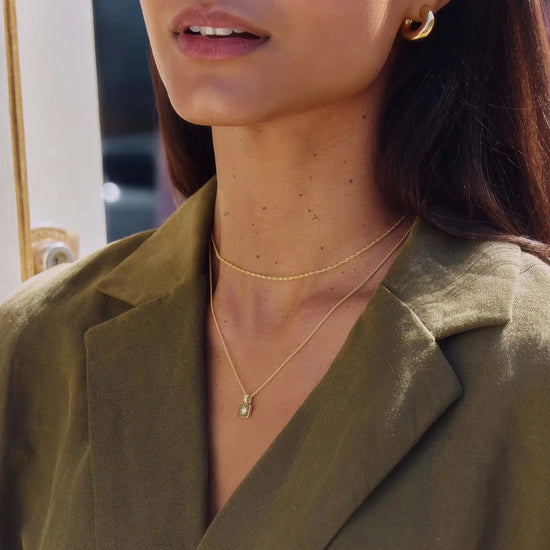 Mini Star Ridge Pendant Necklace | 18k Gold Vermeil Necklaces Missoma 