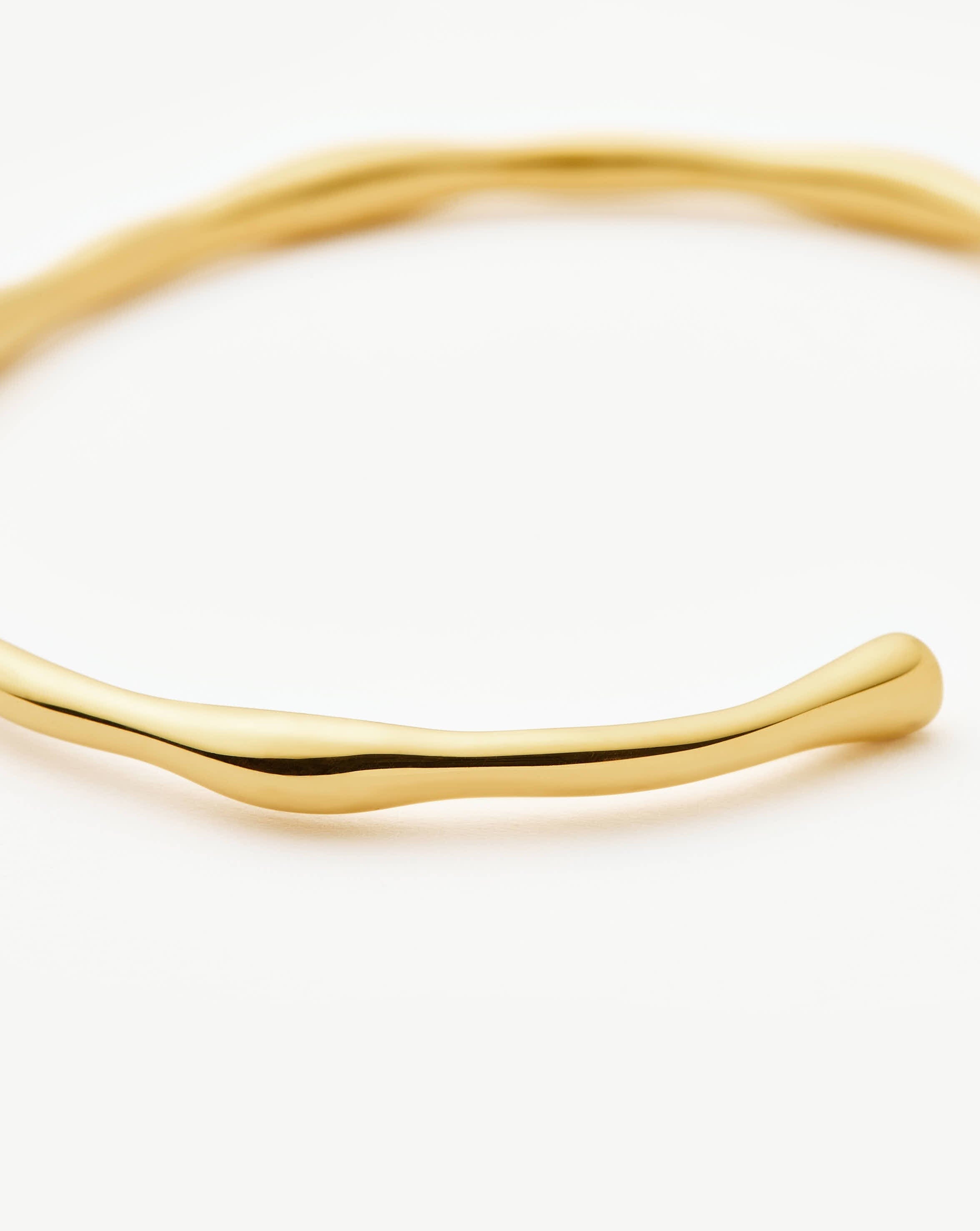 Molten Cuff Bracelet | 18k Gold Plated Bracelets Missoma 