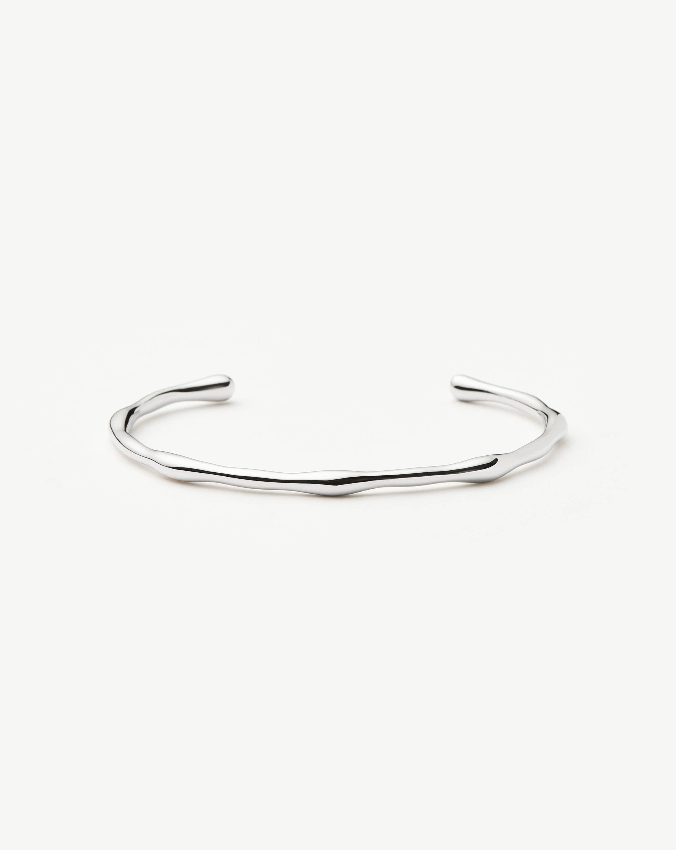 Molten Cuff Bracelet | Silver Plated Bracelets Missoma 