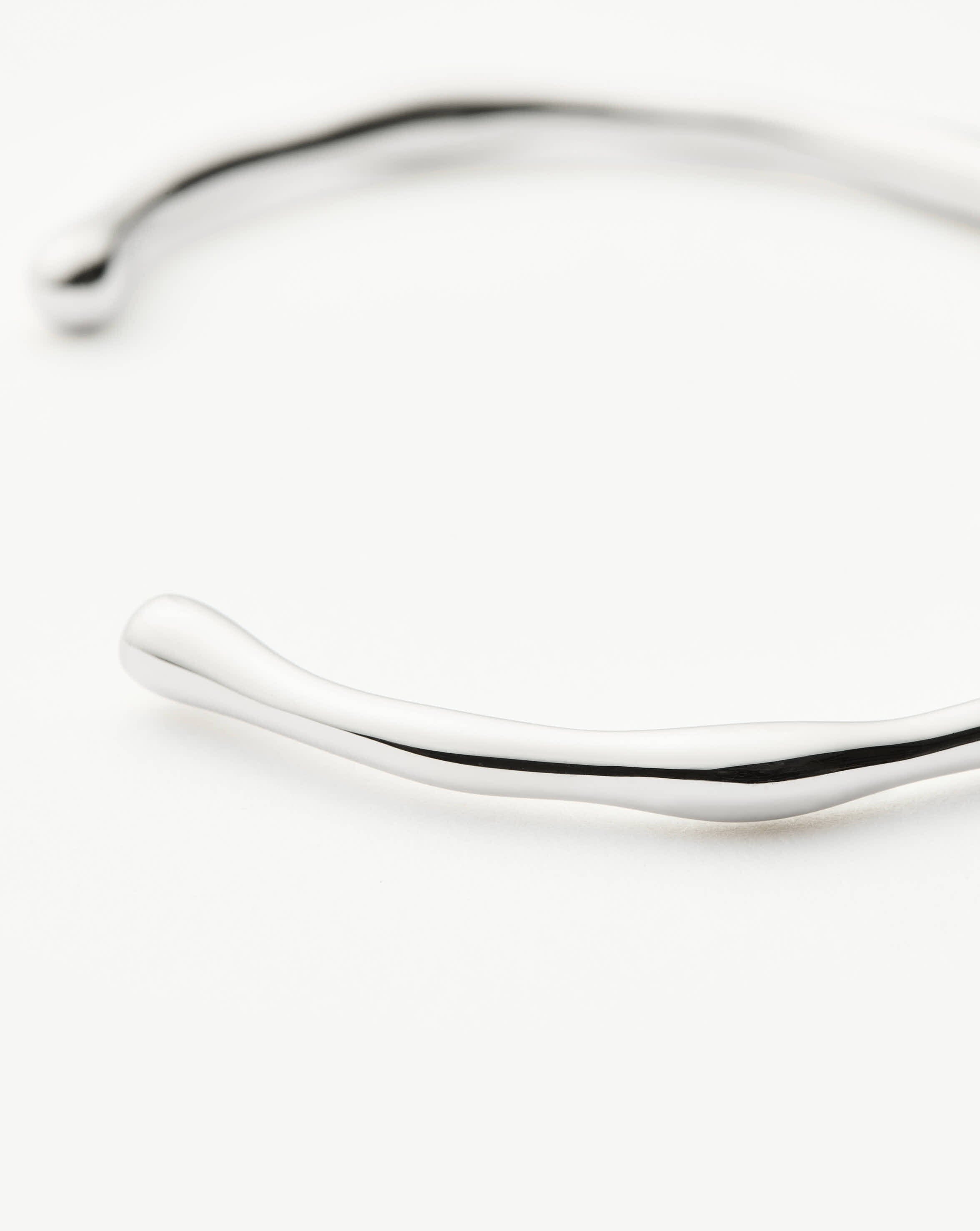 Molten Cuff Bracelet | Silver Plated Bracelets Missoma 