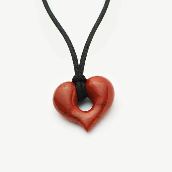 Molten Heart Gemstone Pendant Cord Necklace Necklace Missoma 