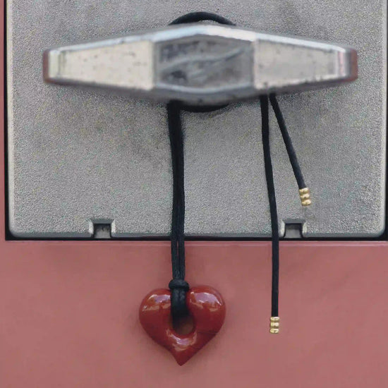 Molten Heart Jasper Pendant Cord Necklace Necklaces Missoma 