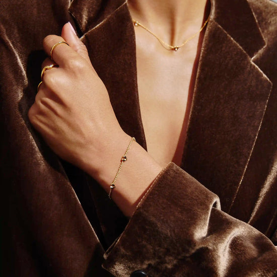 Molten Heart Mini Charm Choker & Bracelet Set | 18k Gold Vermeil Layering Sets Missoma 