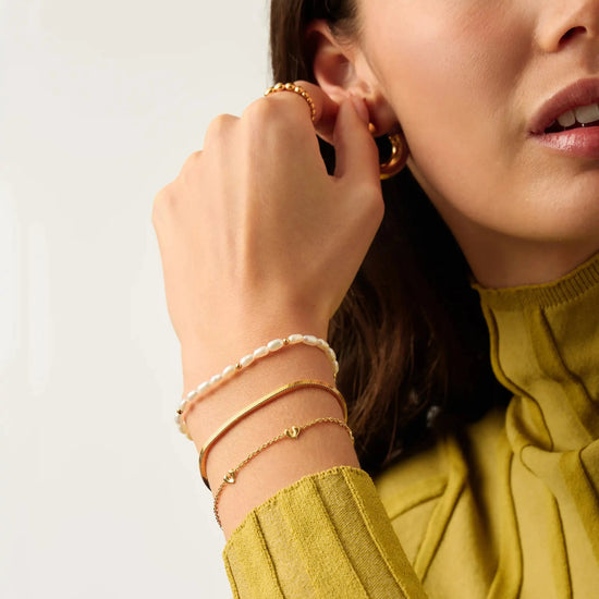 Molten Heart Mini Charm Choker & Bracelet Set | 18k Gold Vermeil Layering Sets Missoma 