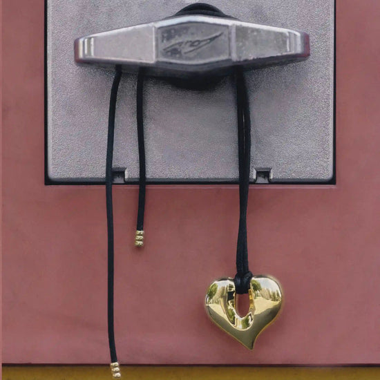 Molten Heart Pendant Cord Necklace | 18k Gold Plated Necklaces Missoma 