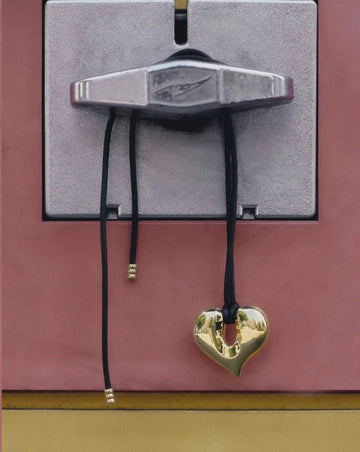 Molten Heart Pendant Cord Necklace | 18k Gold Plated Necklaces Missoma 