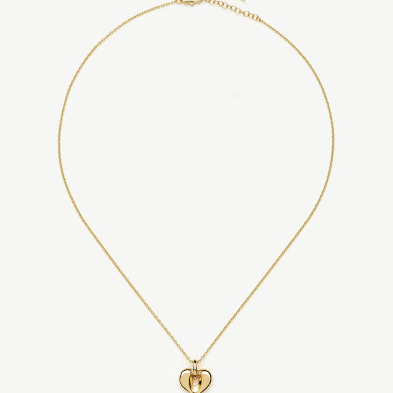 Molten Heart Pendant Necklace | 18k Gold Plated Necklace Missoma 