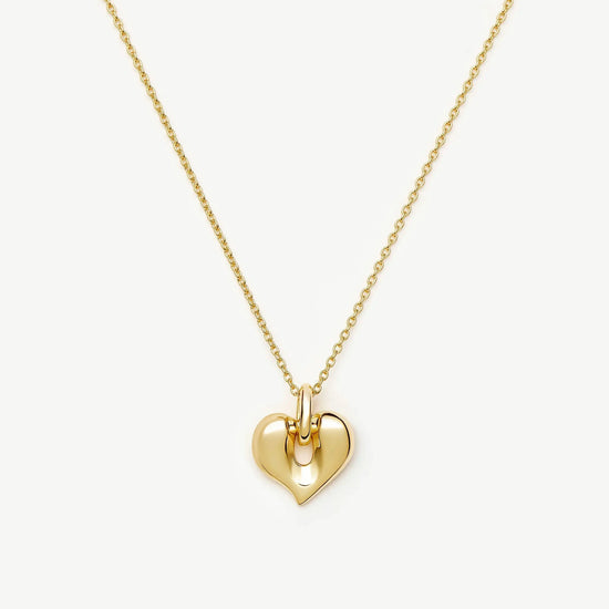 Molten Heart Pendant Necklace | 18k Gold Plated Necklace Missoma 