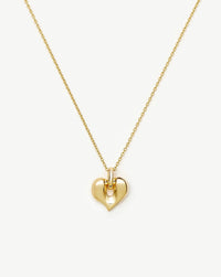 Molten Heart Pendant Necklace | 18k Gold Plated Necklace Missoma 