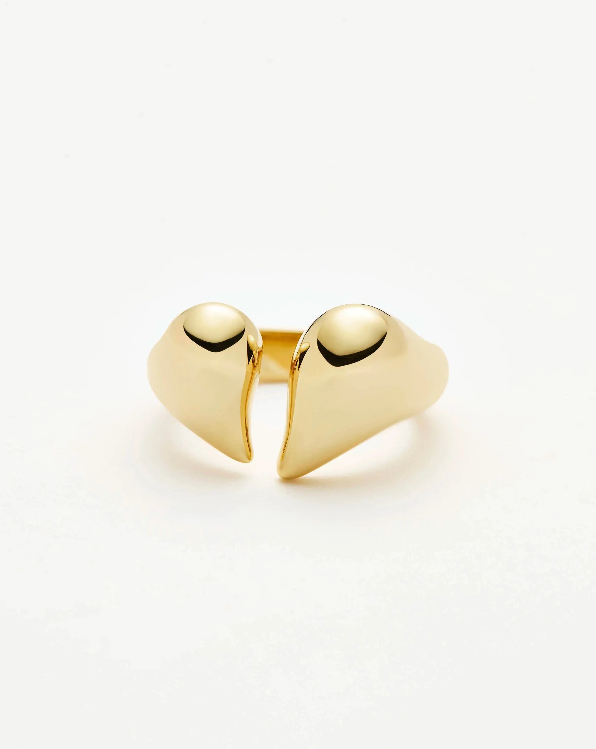Molten Heartbreaker Statement Ring | 18k Gold Plated Ring Missoma 