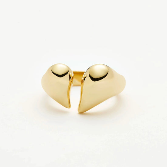 Molten Heartbreaker Statement Ring | 18k Gold Plated Ring Missoma 