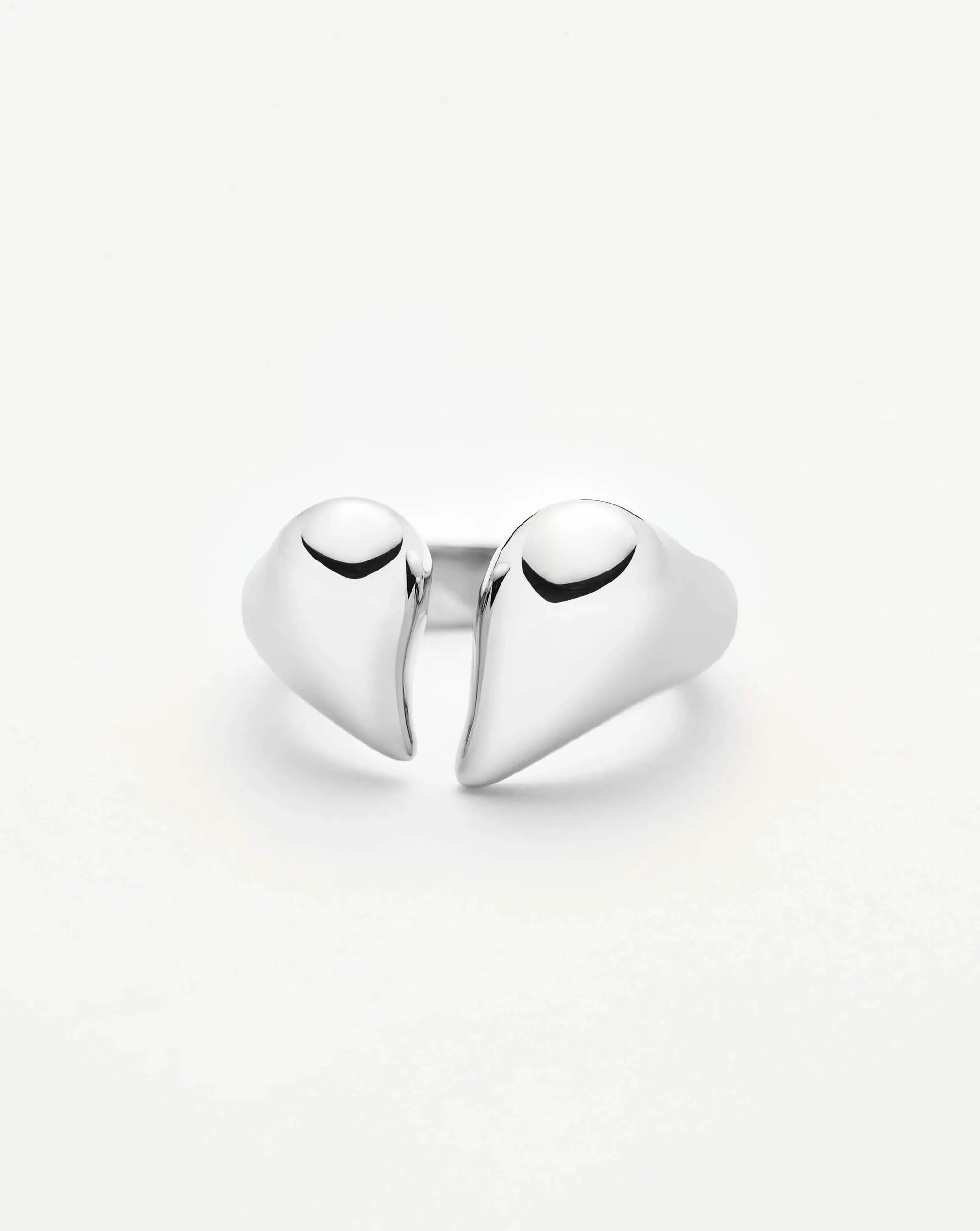 Molten Heartbreaker Statement Ring | Silver Plated Ring Missoma 
