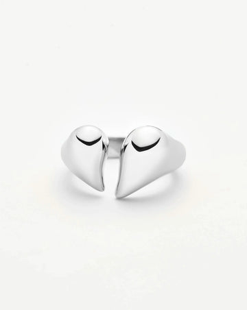 Molten Heartbreaker Statement Ring | Silver Plated Ring Missoma 