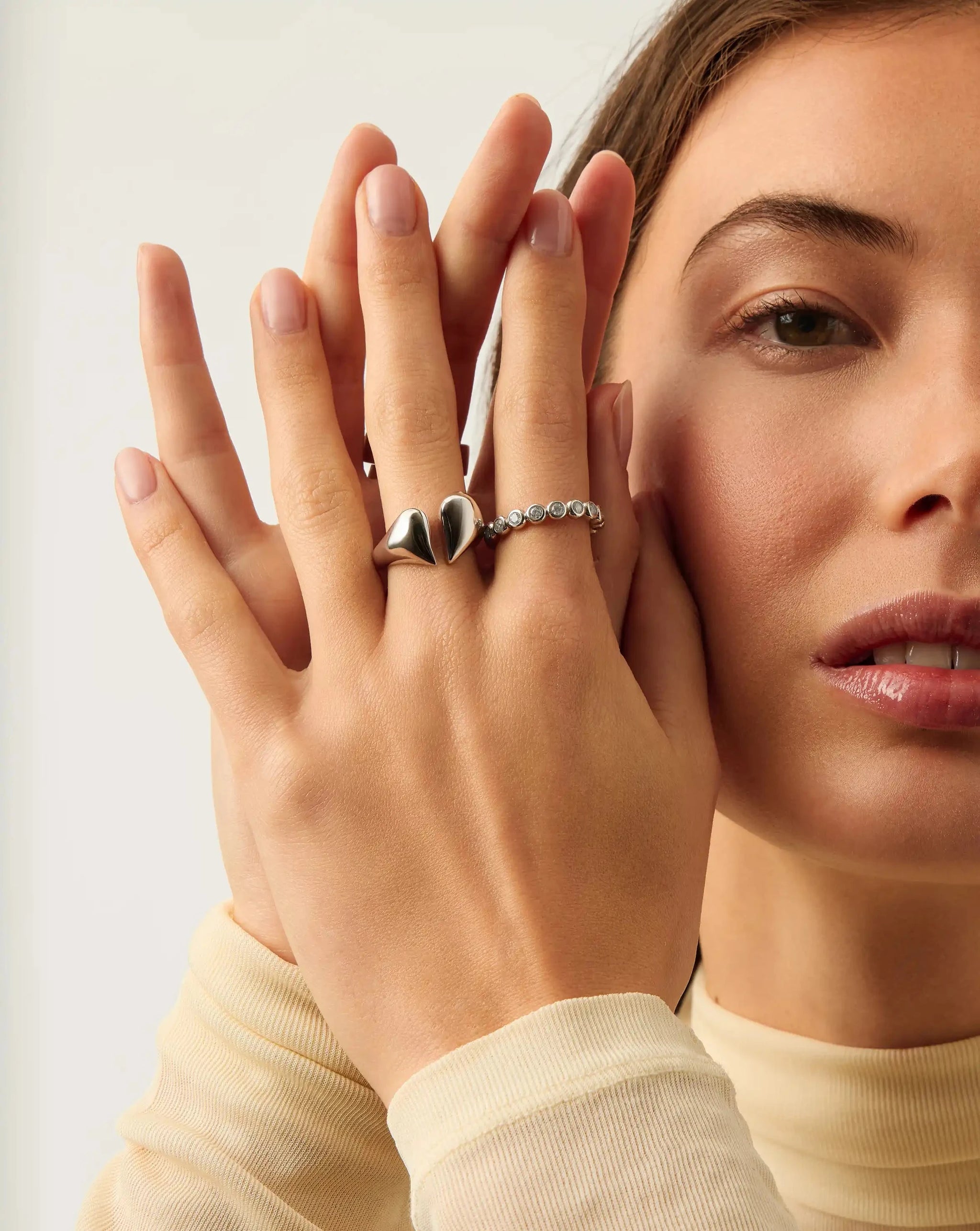 Molten Heartbreaker Statement Ring | Silver Plated Ring Missoma 
