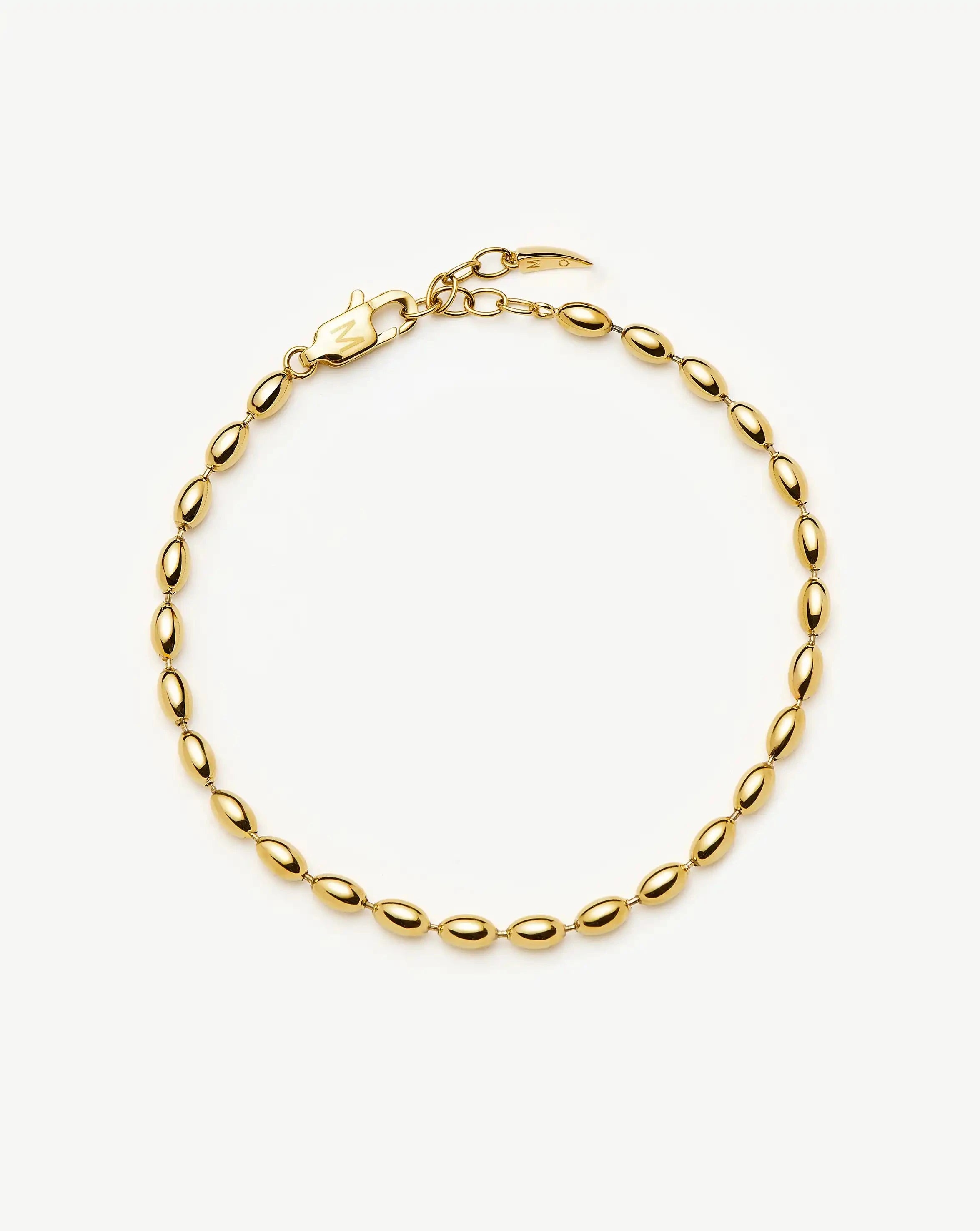 Molten Olive Chain Bracelet | 18k Gold Plated Bracelets Missoma 