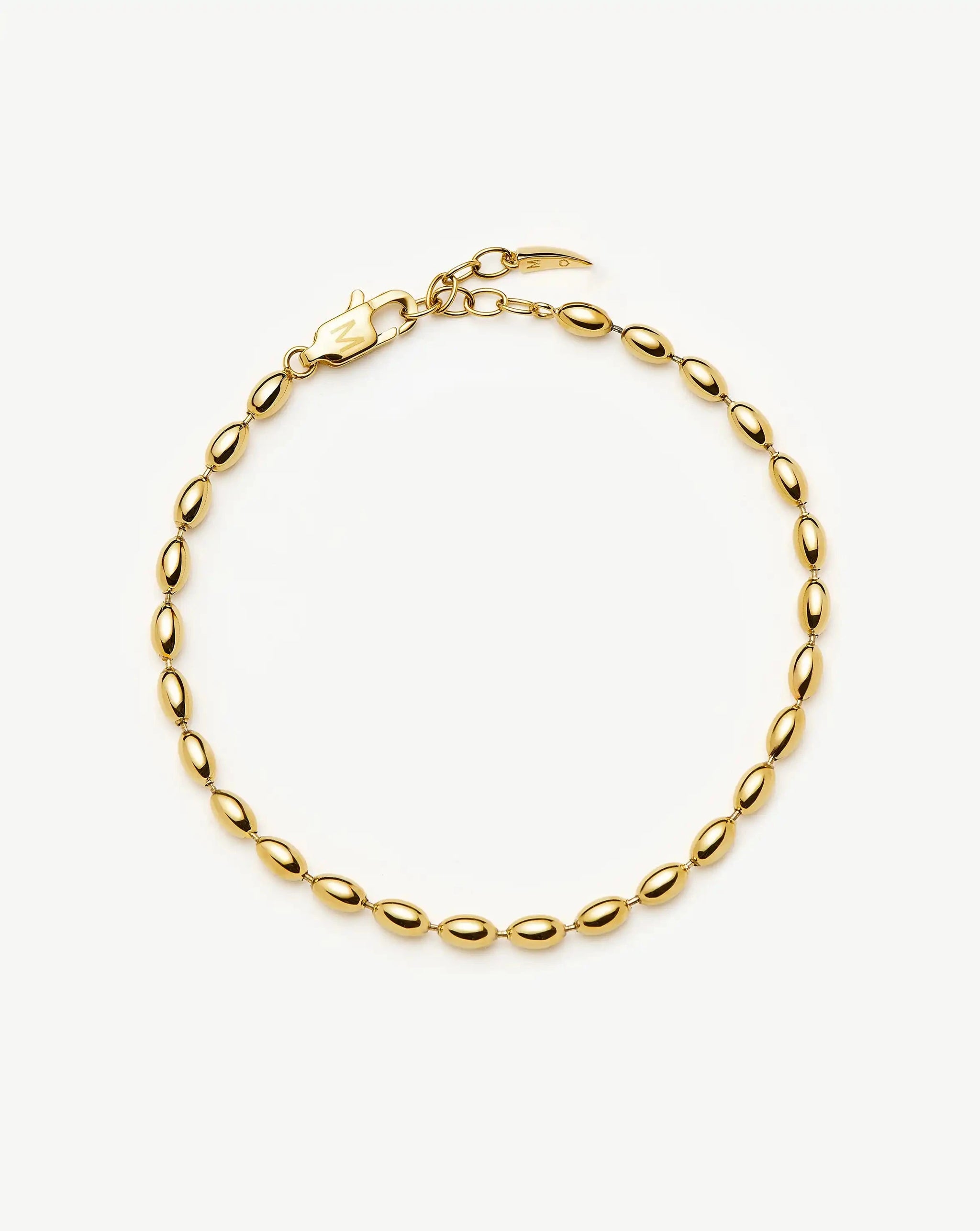 Molten Olive Chain Bracelet | 18k Gold Plated Bracelets Missoma 