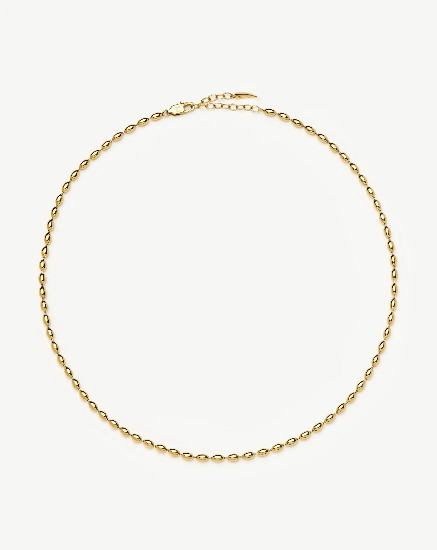 Molten Olive Chain Necklace | 18k Gold Plated Necklaces Missoma 