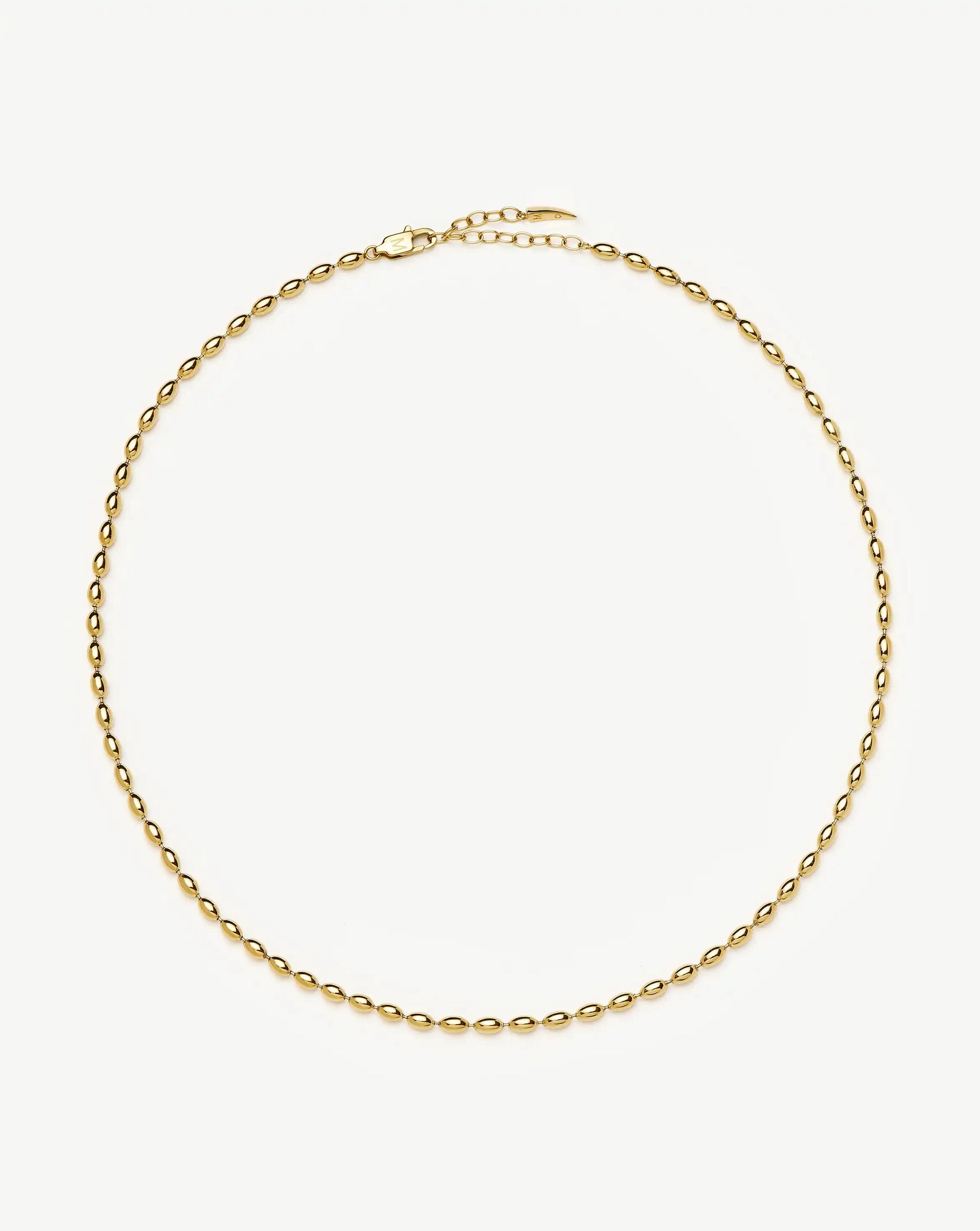 Molten Olive Chain Necklace | 18k Gold Plated Necklaces Missoma 