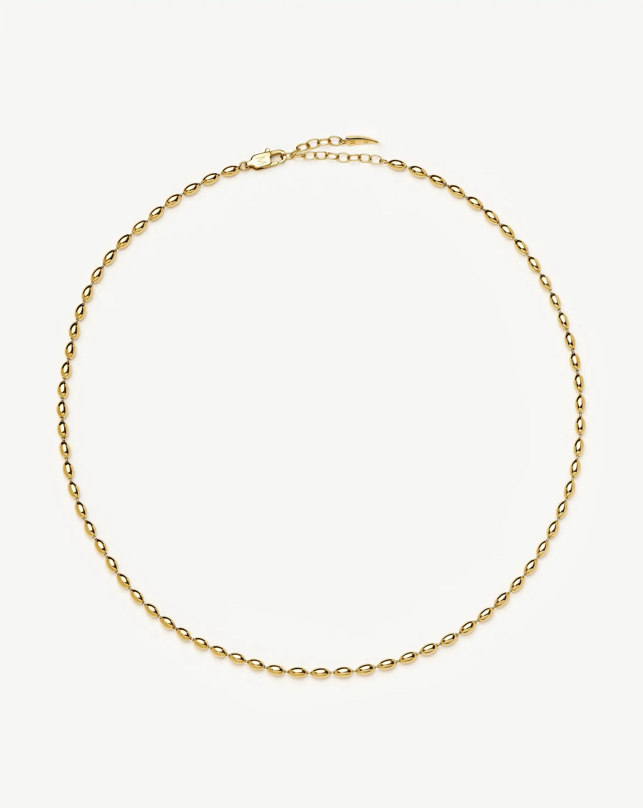Molten Olive Chain Necklace | 18k Gold Plated Necklaces Missoma 