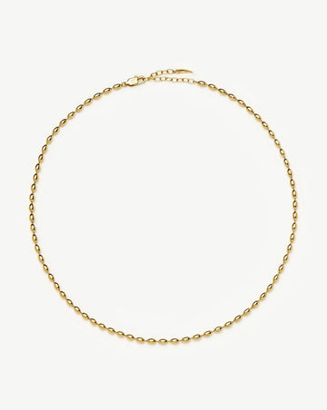 Molten Olive Chain Necklace | 18k Gold Plated Necklaces Missoma 