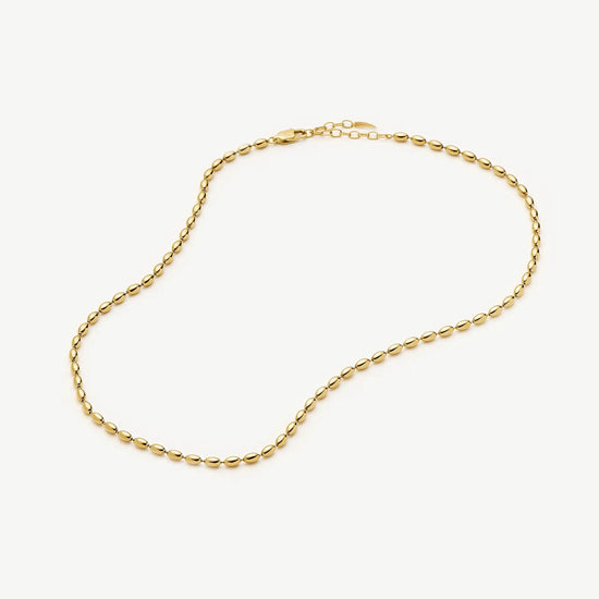 Molten Olive Chain Necklace | 18k Gold Plated Necklaces Missoma 