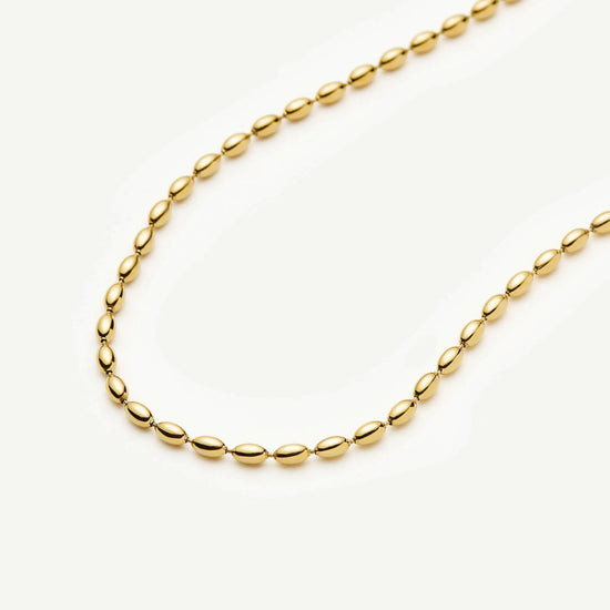 Molten Olive Chain Necklace | 18k Gold Plated Necklaces Missoma 