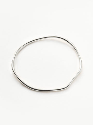 Molten Ripple Bangle | Sterling Silver Bracelets Missoma 